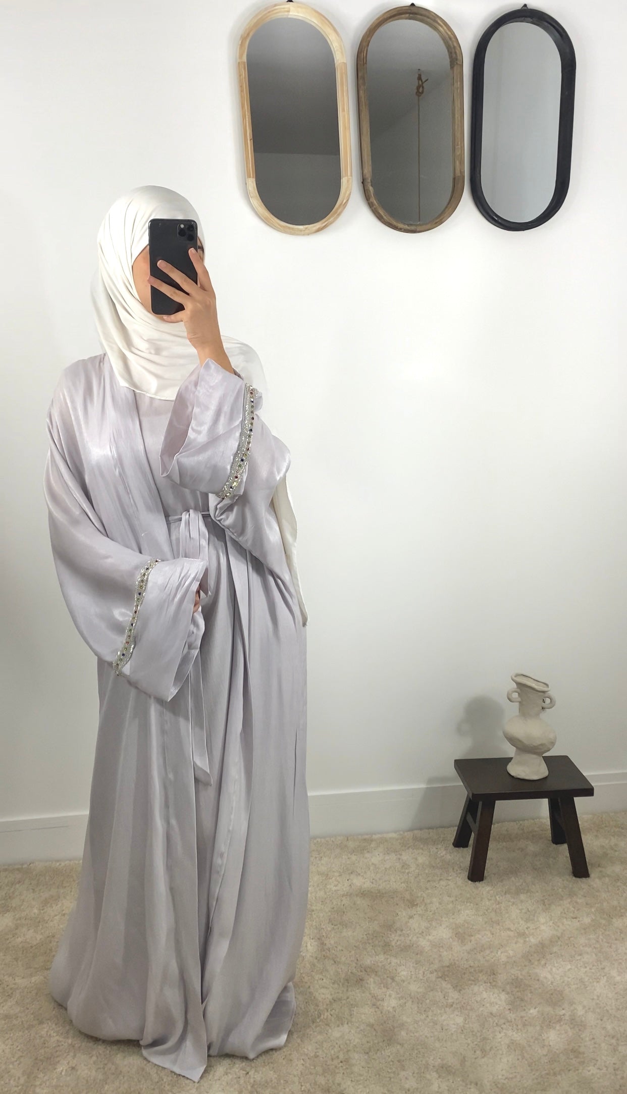 Set abaya Yara lilas